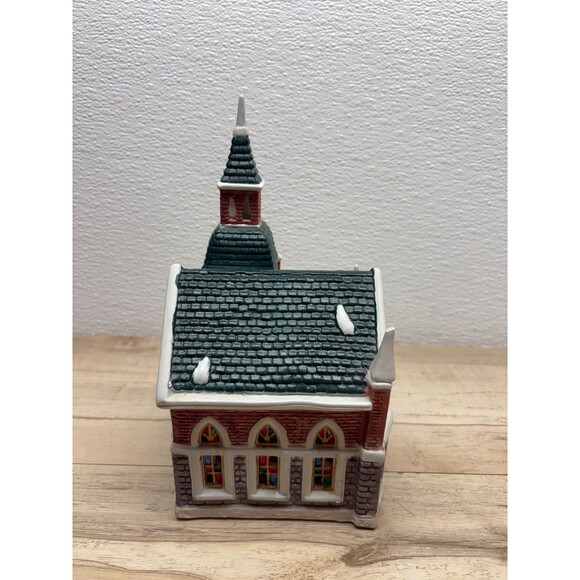 Vtg 1995 Christmas Valley Collection Light Up Cathedral - Picture 8 of 15